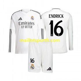 Maillot de Foot Real Madrid Endrick 16 Enfant Domicile 2024/25 ML